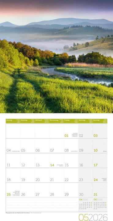 Immagine prodotto Atempause Kalender 2026 - 30x30 (30 x 30 cm)