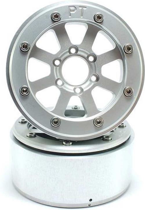 Actual product image Metsafil beadlock wheels hammer silver/silver 1.9 (2 pcs.) without wheel hub