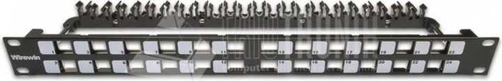 Produktbild Wirewin 24-Port 1HE Patchpanel, geschirmt