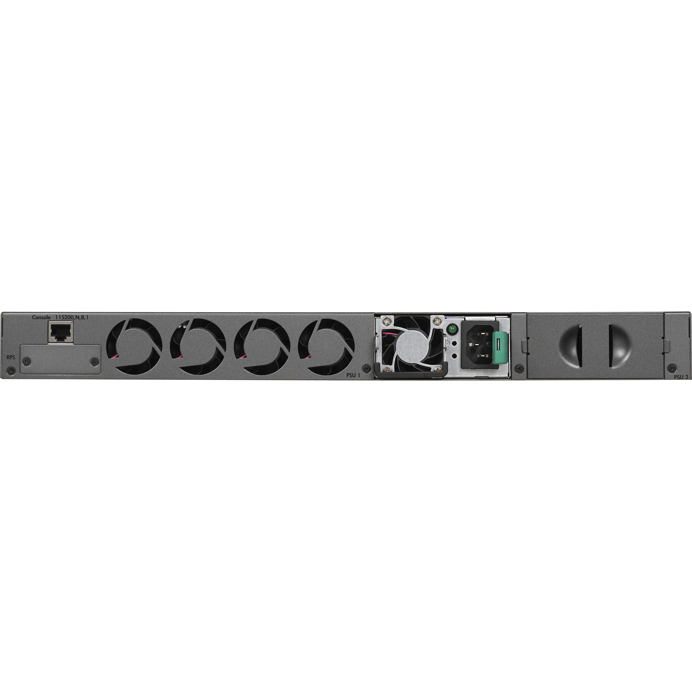 Thumbnail - Netgear GSM4352PA: 48Port PoE+ Switch,4x10G (52 Ports), Netzwerk Switch, Schwarz