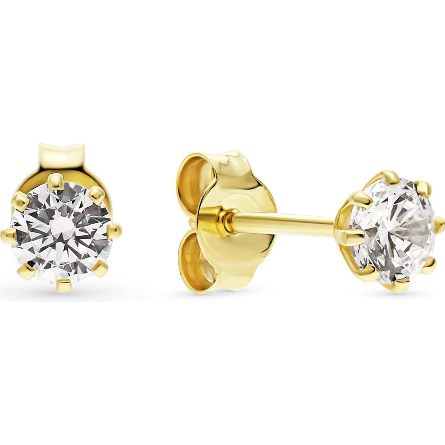 Favs, Ohrringe, Ohrstecker, (375er Gelbgold)