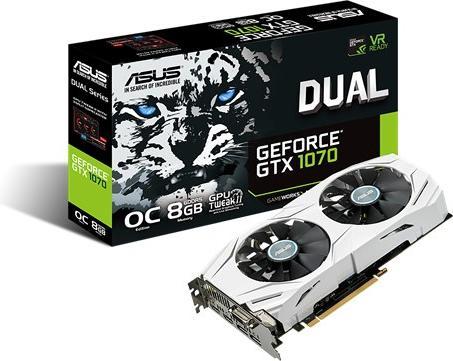 Actual product image ASUS GeForce DUAL GTX 1070 O8G (8 GB)