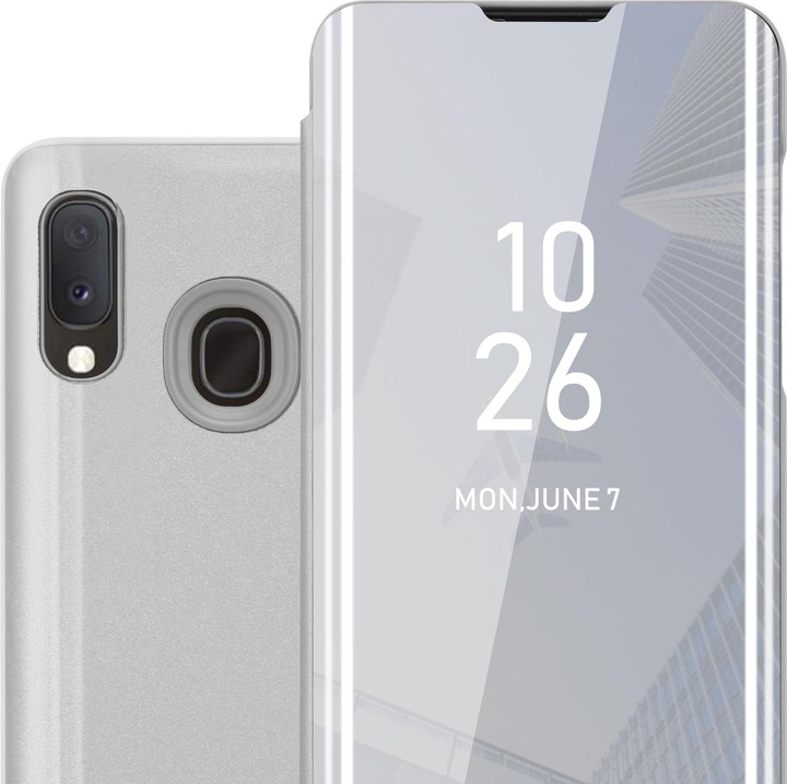 Immagine prodotto Cadorabo Copertina per specchietto retrovisore Smart View a libro (Samsung Galaxy A20e)