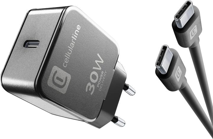 Peter Jäckel Cellularline USB-C Charger Kit for Motorola/ Google 30W PD Black (30 W)