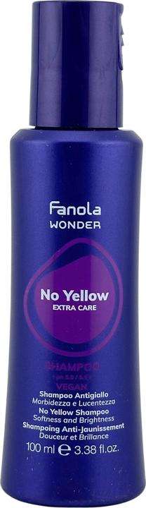 Actual product image Fanola Wonder No Yellow Silver Shine Shampoo (Liquid shampoo, 100 ml)