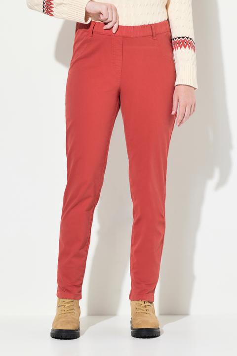 Immagine prodotto Ulla Popken Jeggings di cotone biologico con taglio della gamba stretto e cintura elastica (52)