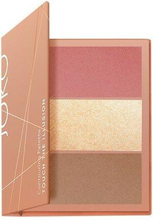 Actual product image Jokon Joko Touch The Illusion Face Contouring Palette 3In1 03 Peach 3X3.5G (Peach)