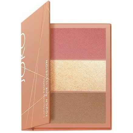 Jokon, Concealer, Joko Touch The Illusion Face Contouring Palette 3In1 03 Peach 3X3.5G (03 peach)