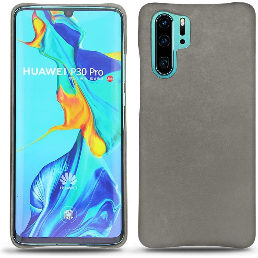 Noreve Lederschutzhülle (Huawei P30 Pro), Smartphone Hülle, Grau