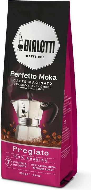 Bialetti Perfetto Moka Delicato/Pregiato (250 g, Torréfaction moyenne)