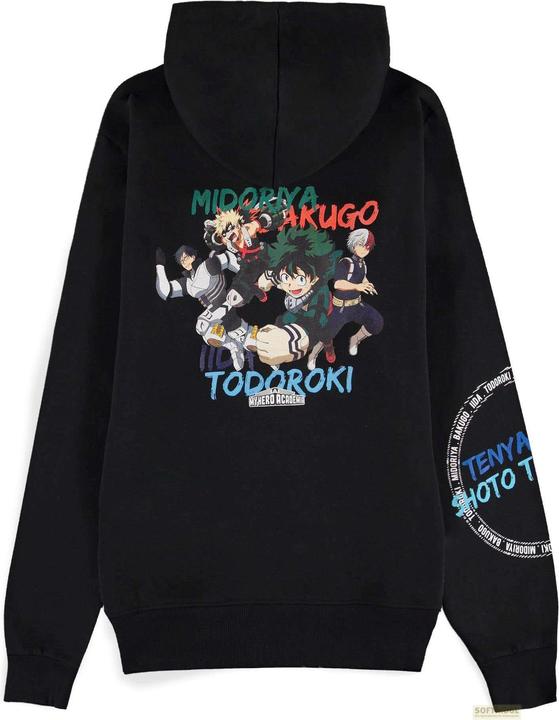 Actual product image My Hero Academia Izuku Midoriya Men's Zipper Hoodie 1 (XXL)