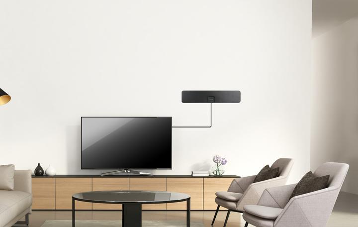 Actual product image Evolveo Xany 2B LTE television antenna Indoor 43 dB (Indoor antenna, 43 dB, DVB-T / -T2)