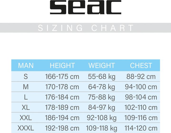 Actual product image Seac Jacket+Lj Royal Mens 7 mm (7 mm, L)