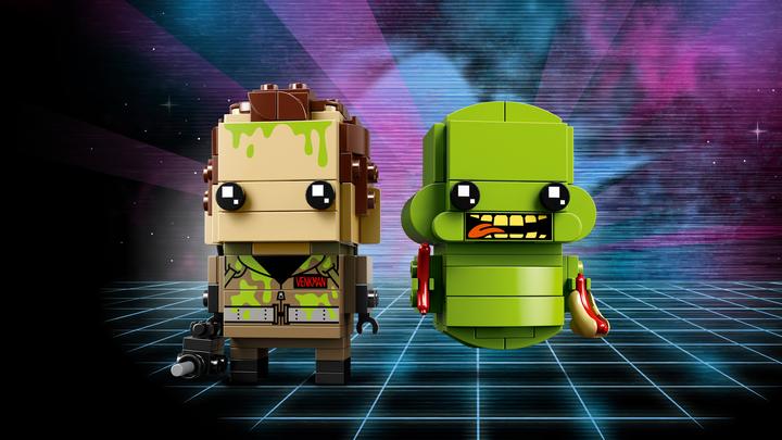 Produktbild LEGO Brickheadz Peter Venkman & Slimer 41622 (41622, LEGO Brickheadz)