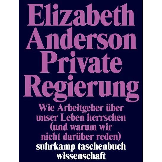 Thumbnail - Private Regierung, Fachbücher von Elizabeth Anderson