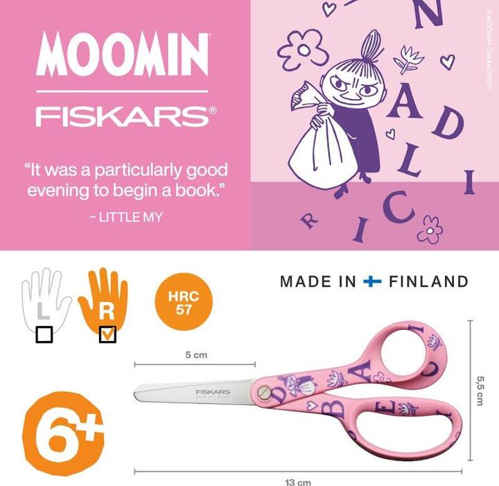 Actual product image Fiskars Moomin universalios žirklės 21cm ABC (21 cm)