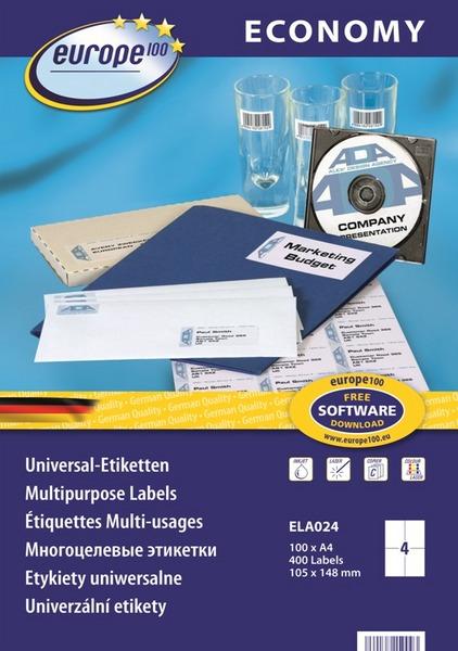 Produktbild Avery Dennison ELA024 Druckeretikett Selbstklebendes Druckeretikett
