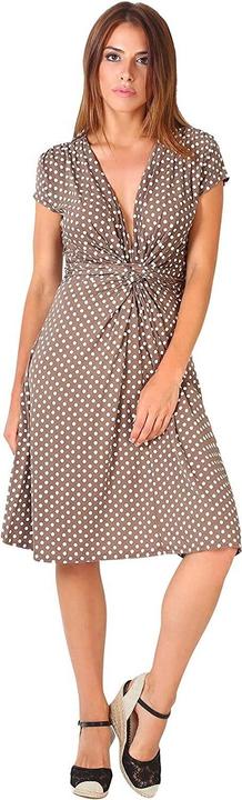 Image du produit Krisp Robe à manches courtes papillon à pois Noeud devant (40)
