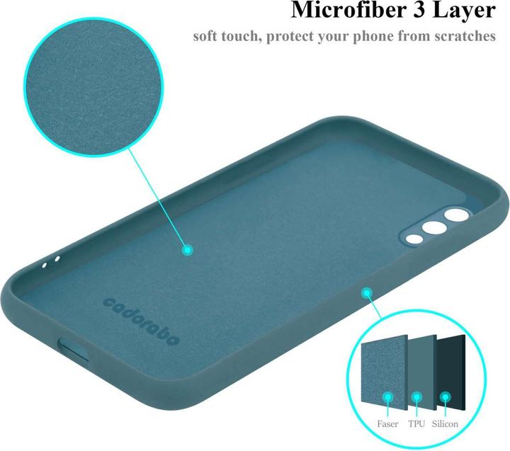 Image du produit Cadorabo Coque pour Samsung Galaxy A02 / M02 TPU Liquid Silicone Case (Samsung Galaxy A02, Samsung Galaxy M02)