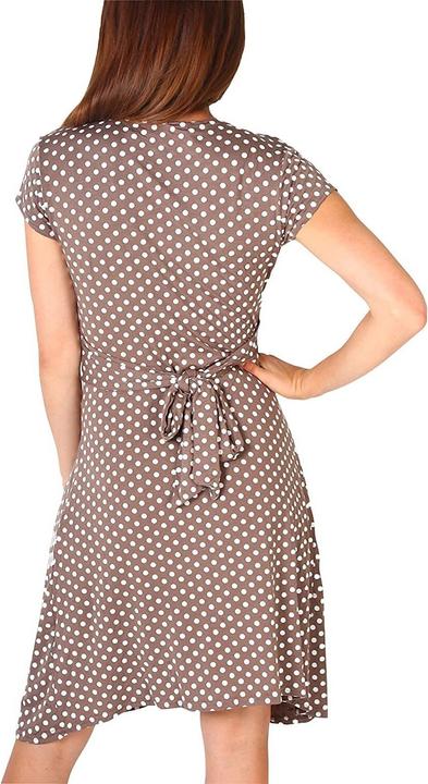 Image du produit Krisp Robe à manches courtes papillon à pois Noeud devant (40)