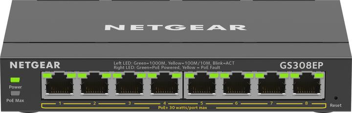 Image du produit Netgear GS308EP-100PES (8 ports)