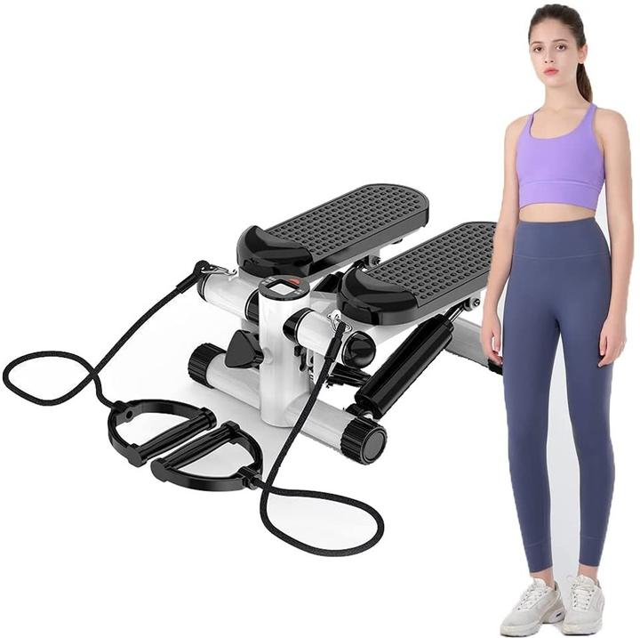 Produktbild Stride Mini Stepper Fitnessgerät mit Widerstandsband Home Workout 2in1