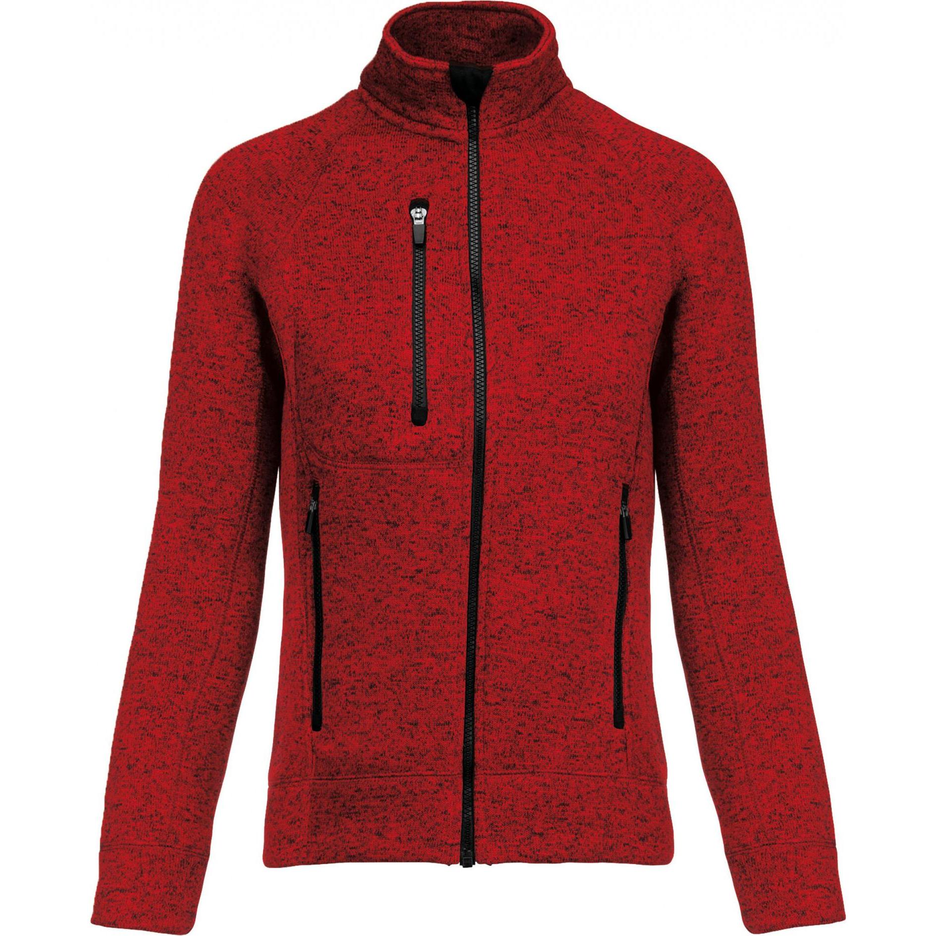 Kariban, Damen, Jacke, Jacke mit Reissverschluss, meliert, Frau (S), Mehrfarbig, S