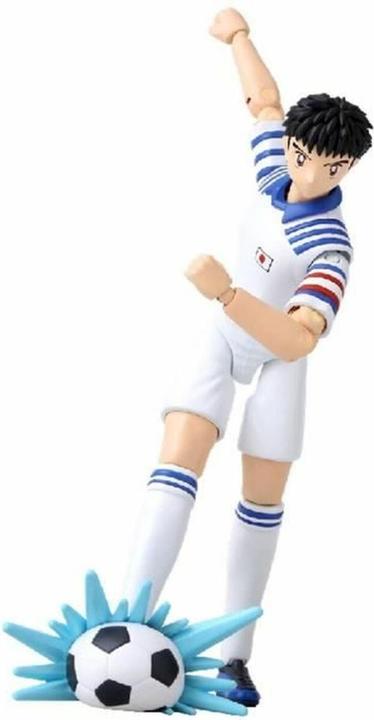 Actual product image Bandai ANIME HEROES Captain Tsubasa figure with accessories, 16 cm - Tsubasa Ozora