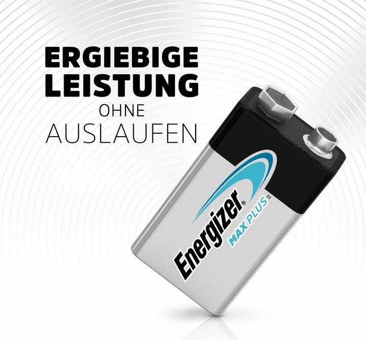 Image du produit Energizer Max Plus (20 pcs, 9V Block, 600 mAh)