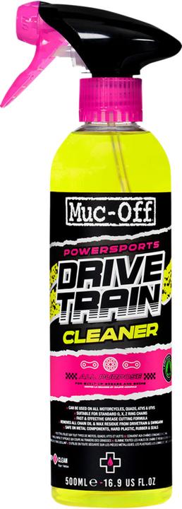 Muc-Off Detergente per trasmissioni Powersports (500 ml, Detergente per catena)