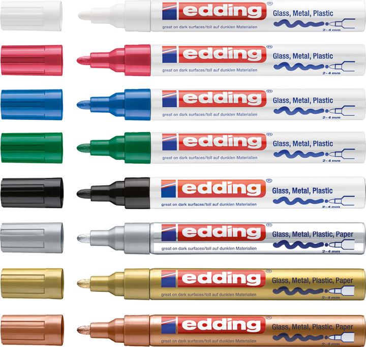 Produktbild Edding 750 Glanzlack-Marker (Blau, 4 mm, 1 x)