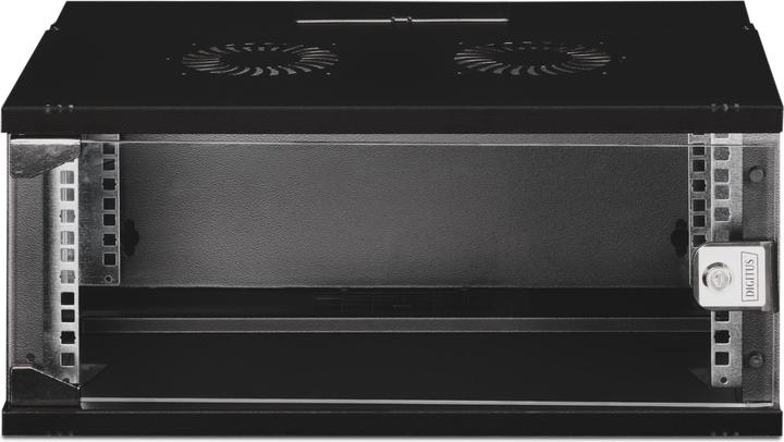 Actual product image Digitus 19" 4HE Wandgehäuse, SOHO PRO 237 x 540 x 400 mm, schwarz (4 RU, 19 inch rack)