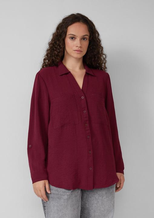 Immagine prodotto s.Oliver Bluse Crêpebluse mit Turn-up-Ärmel (48)