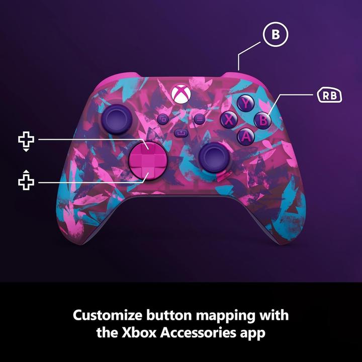 Actual product image Microsoft Xbox Wireless Controller - Heart Breaker Special Edition (Android, iOS, Windows, Xbox One S, Xbox One X, Xbox Series S, Xbox Series X)