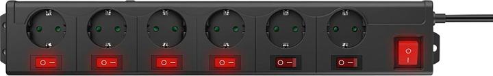 Produktbild Hama Steckdosenleiste (6x, CEE 7/3, 1.40 m)