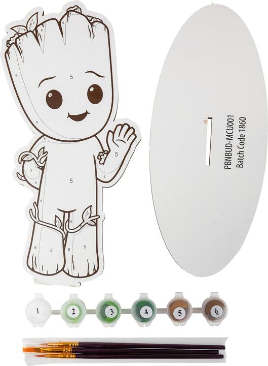 Actual product image Craft Buddy Groot XL Buddy, Paint By Numbers Kit