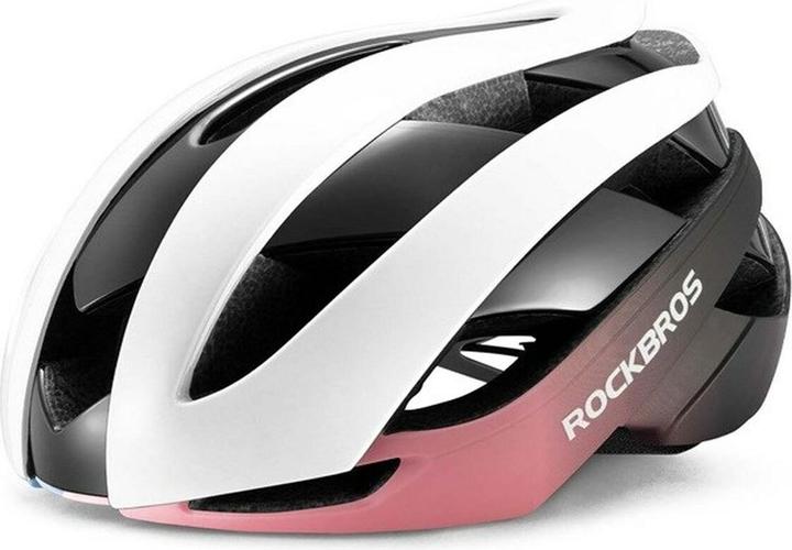 Actual product image Rockbros bicycle helmet 10110004008 size M - blue and pink (55 - 59 cm)