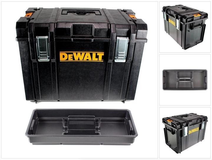 DeWalt DS 400 Tough Box Werkzeug Koffer / Organizer 550 x 408 x 366 mm + Werkzeug Trage H1300111REC