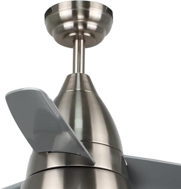 Produktbild M Mimotec Stiller Deckenventilator mit LED-Licht, 6 Geschwindigkeiten, DC-Motor, Fernbedienung, Timer