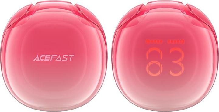 Actual product image Acefast Earphones TWS T9, Bluetooth 5.3, IPX4 (pomelo red) (ANC, 6.50 h, Wireless)