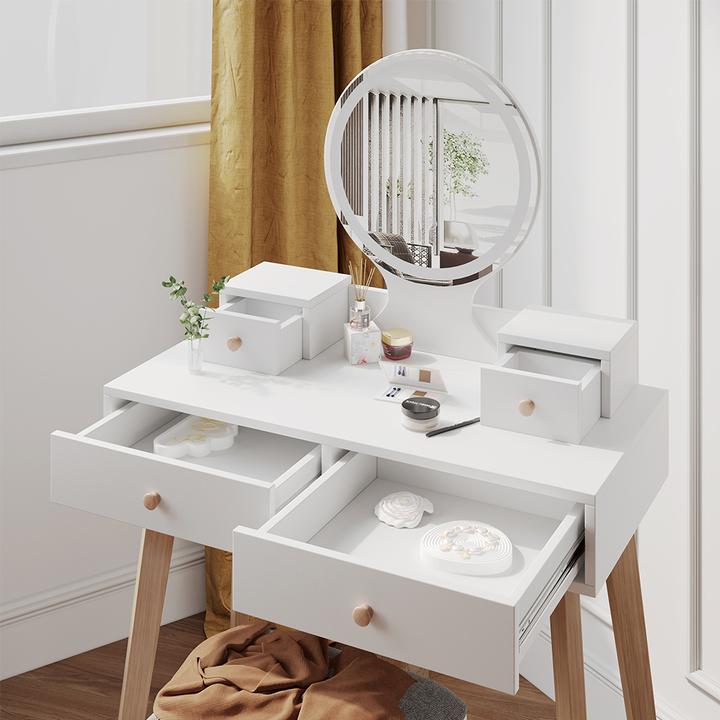 Image du produit Vicco Finya avec tabouret et éclairage (80 x 41 x 127.50 cm)