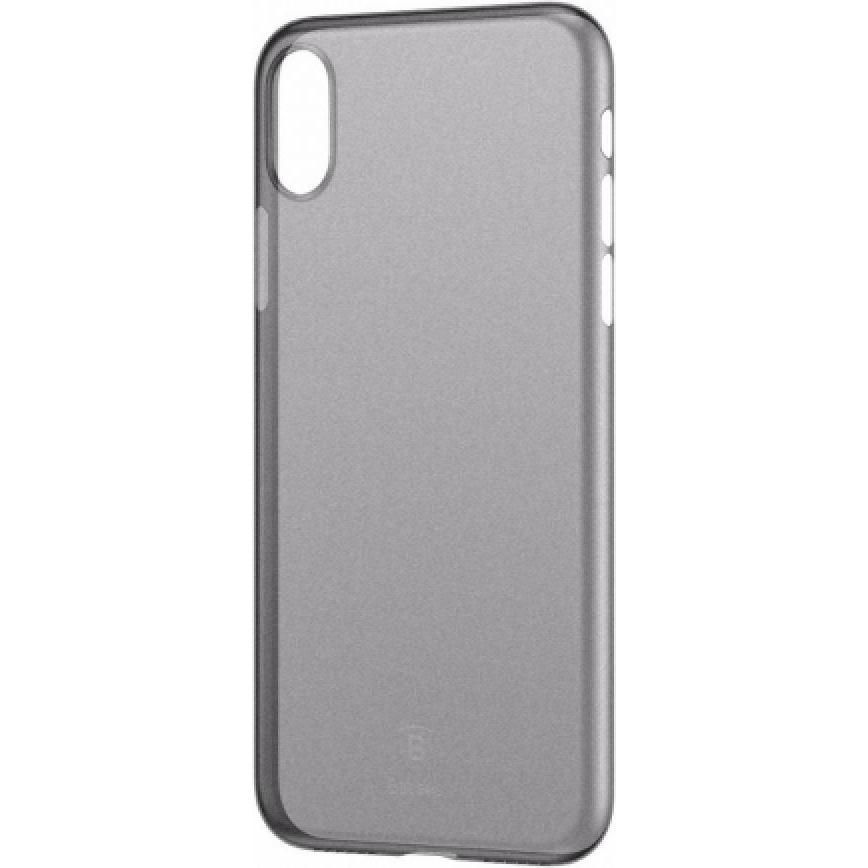 Baseus Wing Series Backcover Hülle (Apple iPhone XS Max), Smartphone Hülle, Grau
