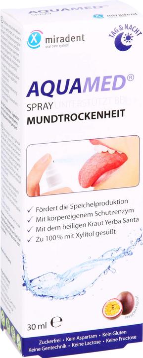 Actual product image Miradent AQUAMED Dry Mouth Spray, 30 ml solution (30 ml)