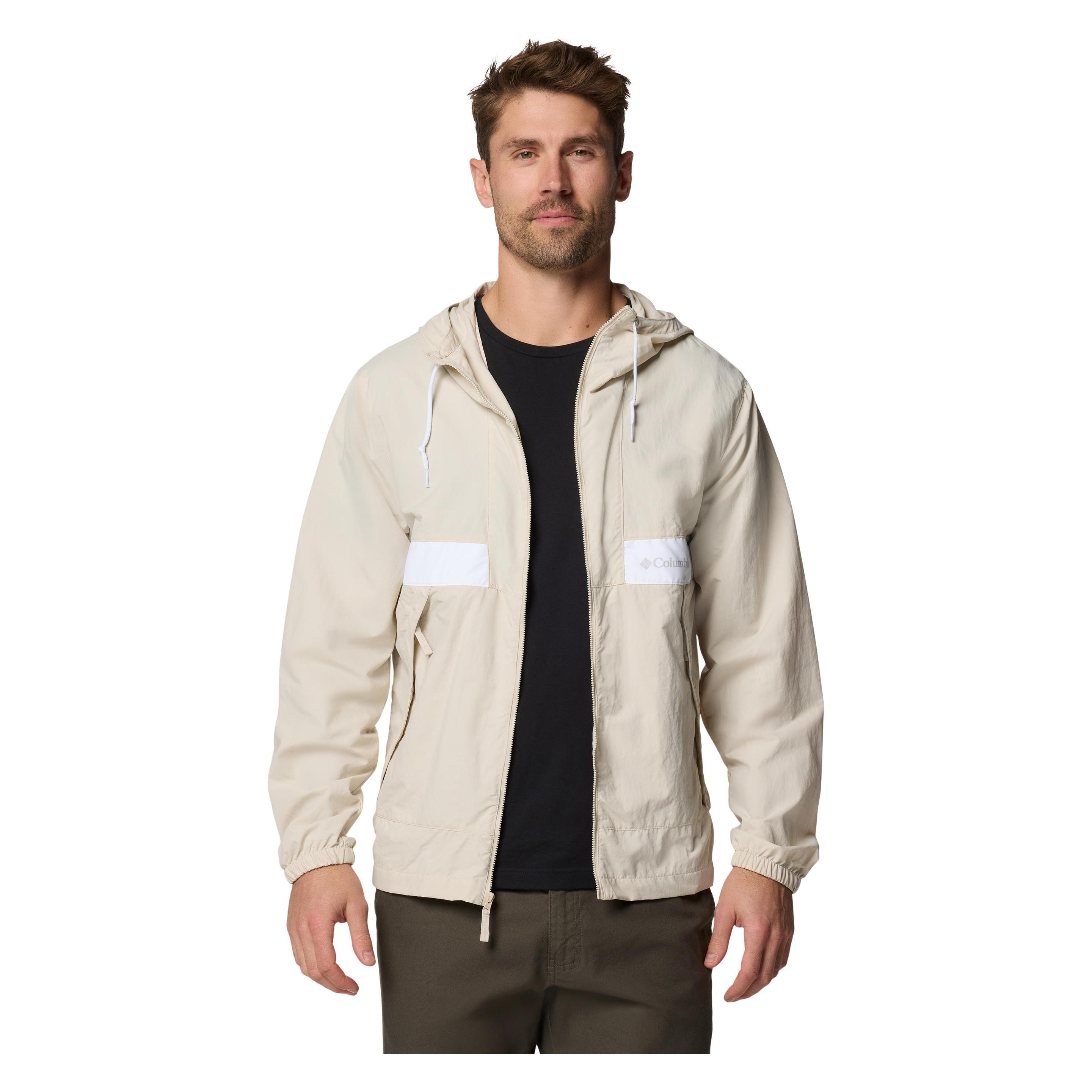Columbia, Herren, Outdoorjacken, Spire Valley™ Hooded Windbreaker (Xl), Weiss, Beige, Xl
