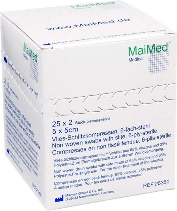 MaiMed Slit compresses fleece sterile