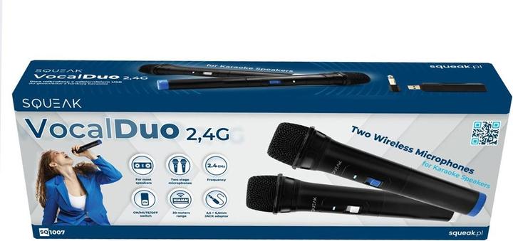 Produktbild Squeak Zestaw Mikrofonów Do Karaoke Vocalduo 2 4g Sq1007