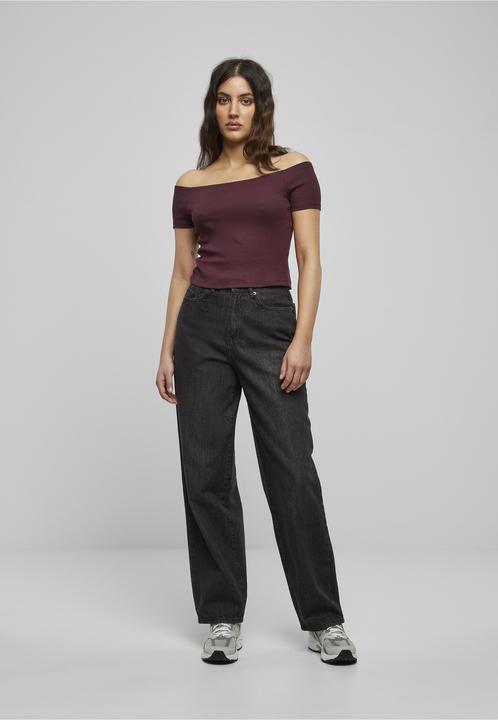 Produktbild Urban Classics Ladies Off Shoulder Rib Tee (M)