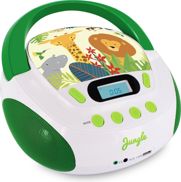 Actual product image Metronic Kids CD speler - Jungle - Groen