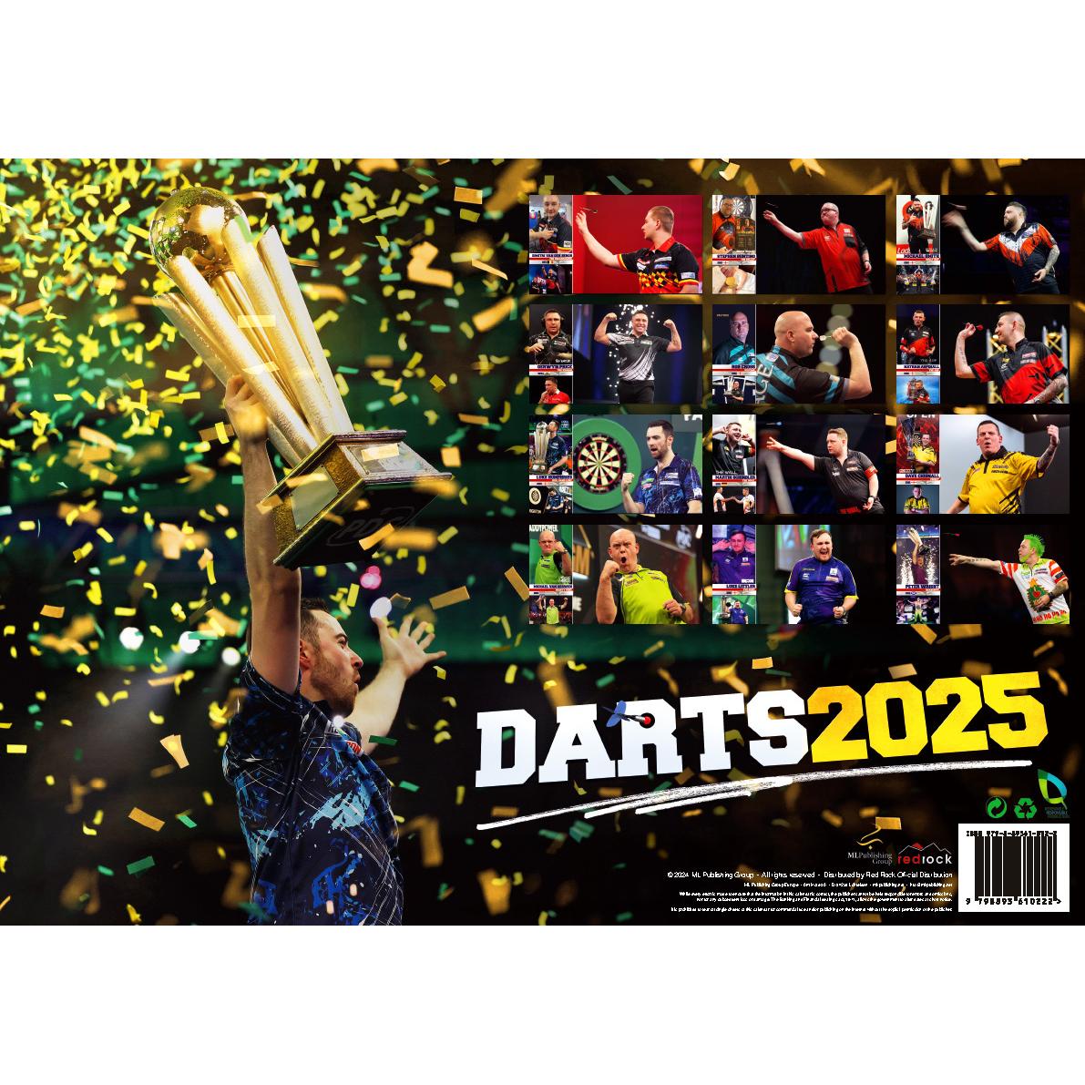 Thumbnail - ML Publishing LLC, Kalender, Darts Kalender 2025 (Harter Einband, Deutsch)