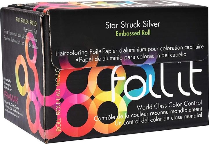 Immagine prodotto Framar Lamina per capelli in rotolo con rilievi d'argento per evidenziare 320ft